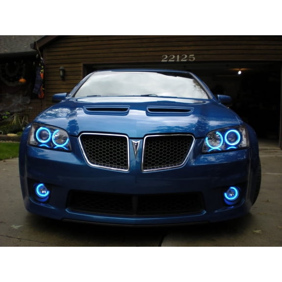 For Holden VE Commodore SSV Special Edition White Halo Fog Lamp Driving Light Kit