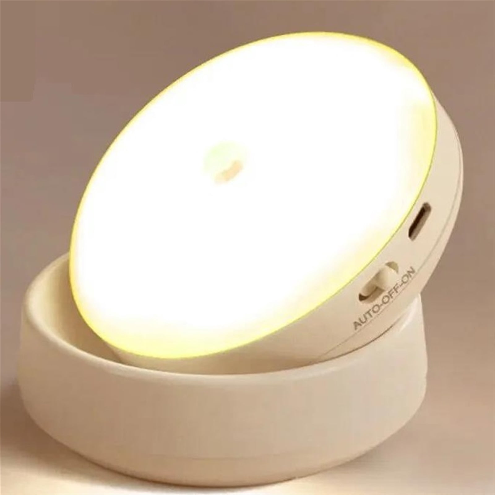 For Home Rechargeable Under Cabinet Light Wireless Closet Night Lamp 360 Rotated PIR Motion Sensor Wall Lamps