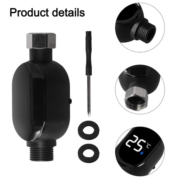 For Home Use For Baby Bath Real-time Temperature Monitor Celsius Water Thermometer Parental Monitoring Black Temperature Monitor