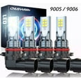 thumbnail image 1 of For Honda Accord 2003-2007 4x LED Headlight Bulbs High Low Beam 9005 9006 6000K White Lamp, 1 of 10