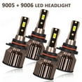 thumbnail image 1 of For Honda Accord 2003-2007 LED Headlight Bulbs High/Low Beam Combo 9005 9006, 1 of 12