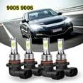 thumbnail image 1 of For Honda Accord 2003-2007 LED Headlight Bulbs White High/Low Beam Kit 9005 9006, 1 of 8