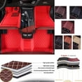 thumbnail image 1 of For Honda Accord 2003-2025 Front Rear Luxury Waterproof Carpets Car Floor Mats, 1 of 7