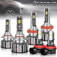 thumbnail image 1 of For Honda Accord 2013 2014 2015 LED Headlight High Low Beam + Fog Light Bulbs, 1 of 15