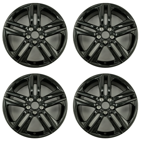 For Honda Accord OEM Design Wheel 19" 19x8 2016 2017 GLOSS BLACK Set of 4 Replacement Rim