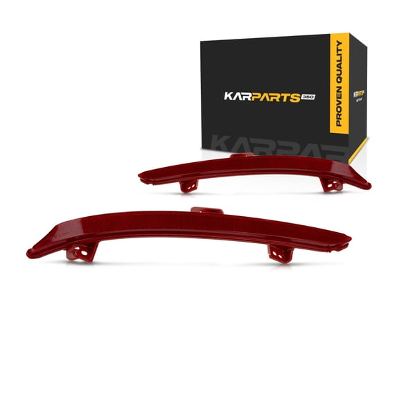 For Honda Accord Rear Reflector Bumper 2018 2019 Pair Driver and Passenger Side Hybrid/Sedan For HO1184113, HO1185113 | 33555-TVA-A01, 33505-TVA-A01