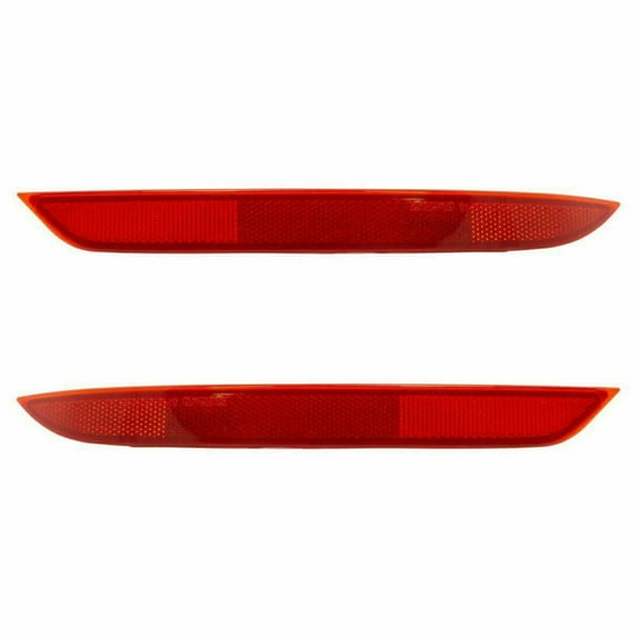 For Honda Accord Sedan Reflector Unit 2016 2017 Pair Driver and Passenger Side CAPA Replacement For HO1184111 + HO1185111 | 33555-T2A-A11