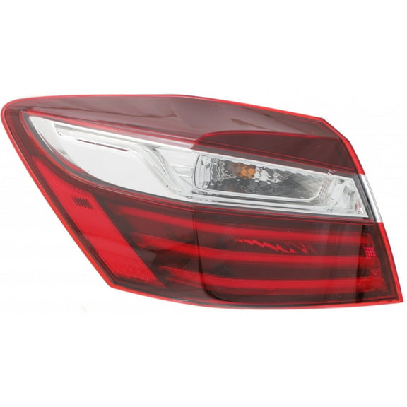 For Honda Accord Sedan Tail Light 2016 2017 Outer Driver Side For HO2804108 | 33550-T2A-A21