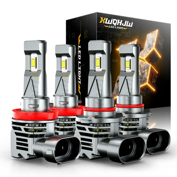 For Honda Accord Sport Sedan 4-Door 2.4L 2013 2014 2015 LED Headlight Bulb Hi/Lo Beam 4x