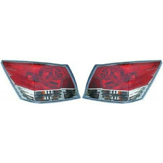 For Honda Accord Tail Light 2008 09 10 11 2012 Pair Driver and Passenger Side DOT For HO2800172N