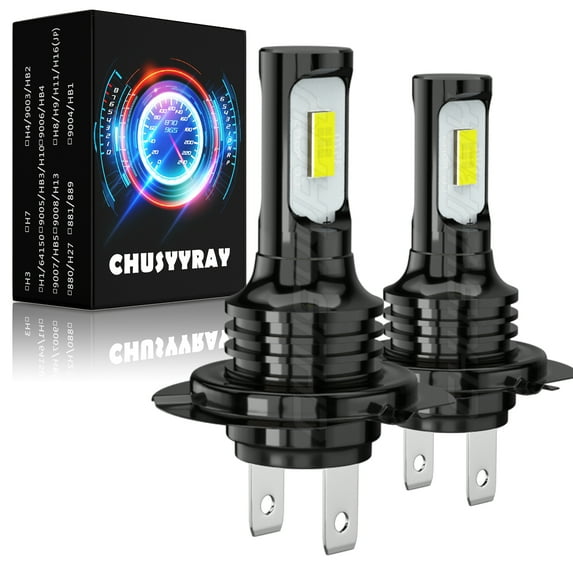 For Honda CBR600F4i 2001-2006 H7 100W White LED Headlight Bulbs Kit 2pcs 6000K