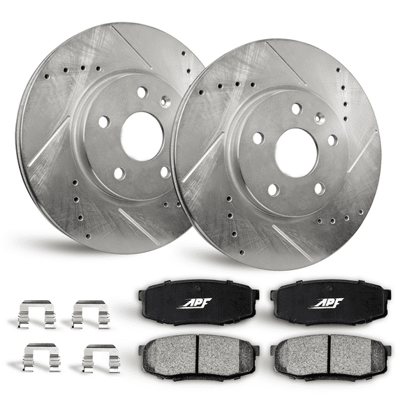 For Honda CR-V (02-04) Rear Brake Kit Rotors+Pads