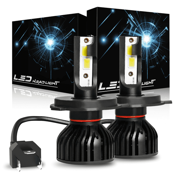 ZPXGIZT LED Headlight Bulbs Fit For Honda CR-V 2002-2004,2007-2014, 9003 High Low Dual Beam Headlights H11 Fog Lights, 400% Super Bright 6500K White Light Bulbs, 1
