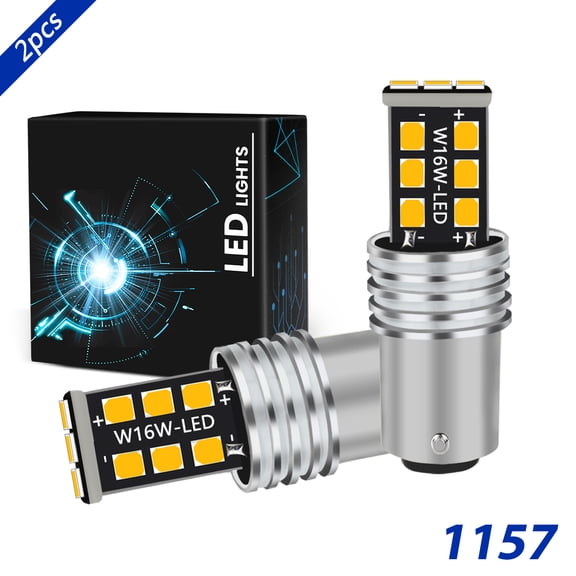 For Honda CR-V 1999-2001 2012-2014 LED Front Turn Signal Light Bulbs Yellow 2pcs