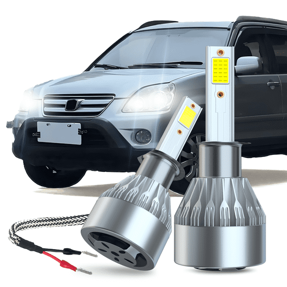 For Honda CR-V 2005 2006 CRV 2Pack LED Headlight High Low Beam Light Bulbs 6500K