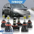 thumbnail image 1 of For Honda CR-V 2015-2019 LED Headlight Bulbs 9005 High+ H11 Low+ H11 Fog Light Beam Kit Pack of 6, 1 of 13