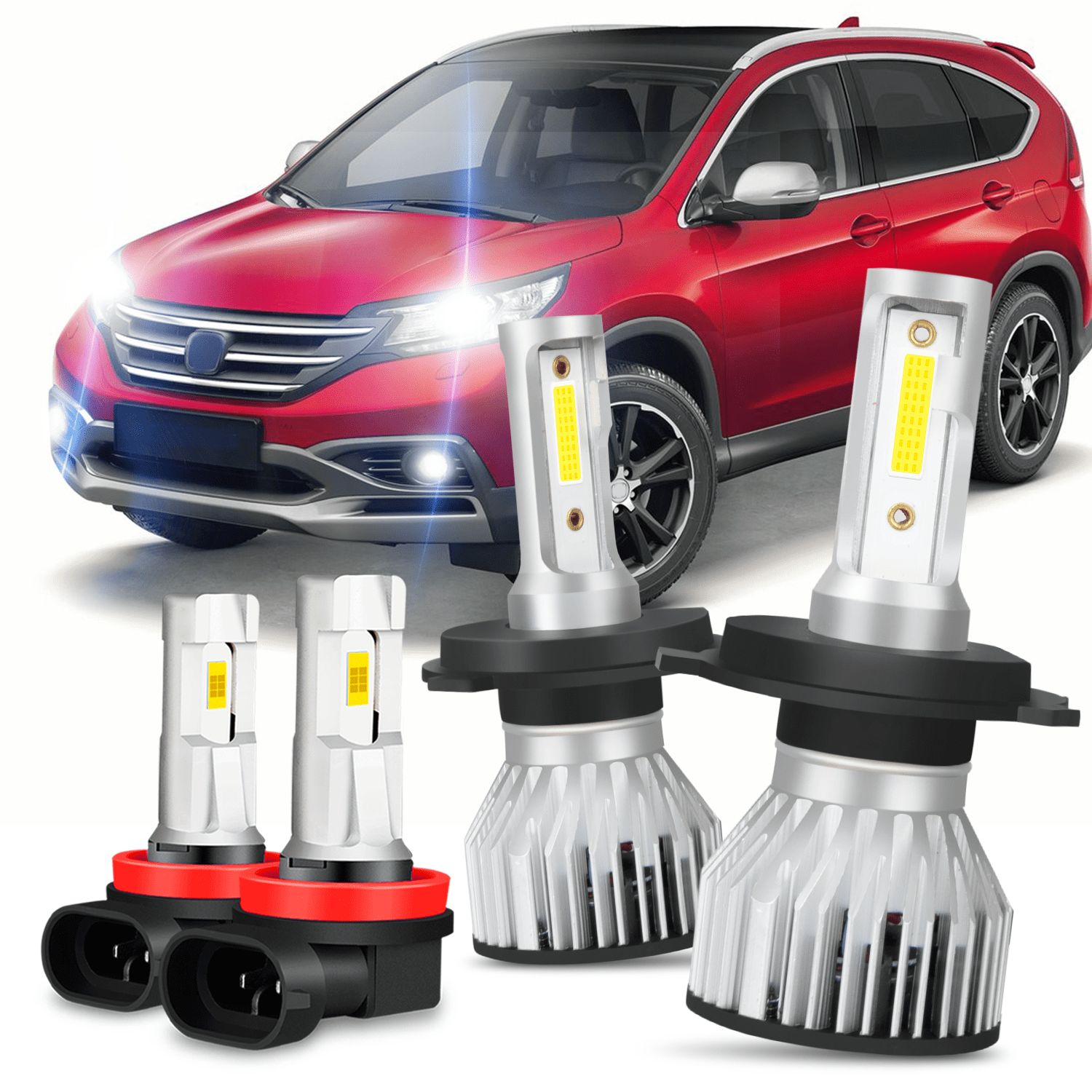 Low Beam LED Headlight Bulbs for 2005-2006 Honda CR-V (pair