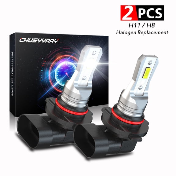 For Honda CR-V CRV 2015 2016 2017 2018 - 2Pcs H11 LED Front Fog Light Bulbs 6000K White