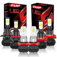 thumbnail image 1 of For Honda CR-V CRV 2015 2016 2017 2018 Combo LED Headlight +Fog Light Bulbs Kits, 1 of 10