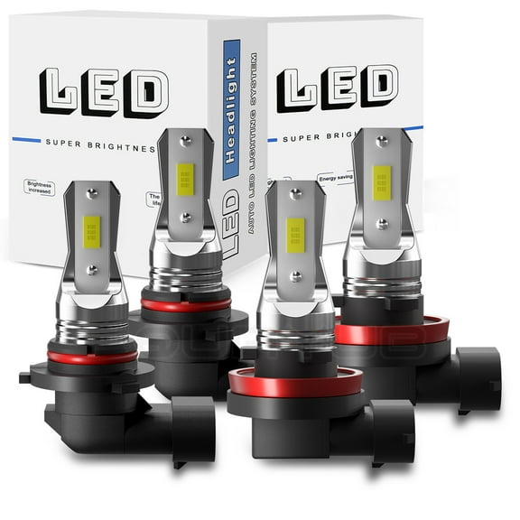 For Honda CR-V CRV 2015 2016 2017-2019 - 6000K LED Headlights Bulbs Hi/Lo Beam White 4pcs