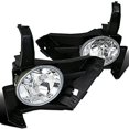 thumbnail image 1 of For Honda CR-V Chrome Clear Lens Bumper Driving Fog Lamps+Bulbs Pair, 1 of 4