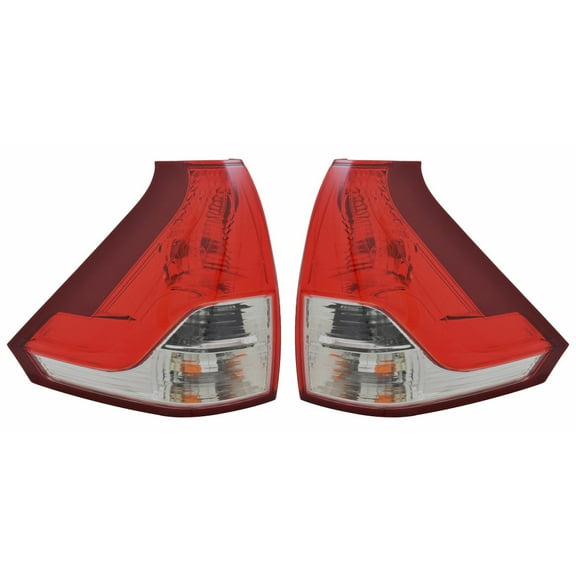 For Honda CR-V Lower Tail Light 2012 2013 2014 Driver and Passenger Side | Pair | CAPA Certified For HO2800183 | 33550-T0A-A01