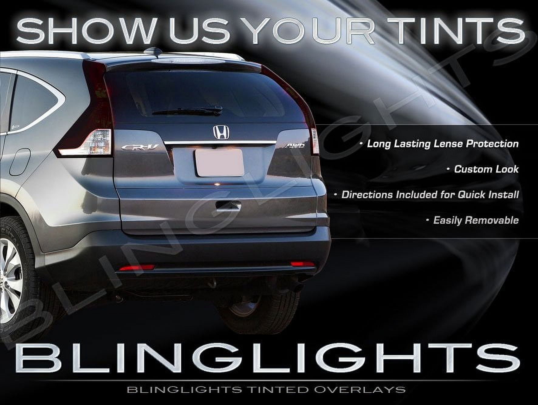 For Honda CR-V Murdered Out Taillight Covers Tinted CRV Taillamp Overlays