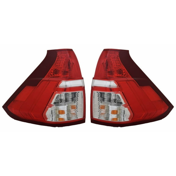 For Honda CR-V Tail Light 2015 2016 Driver and Passenger Side | Pair | Lower CAPA Certified For HO2800186 | 33550-T1W-A0