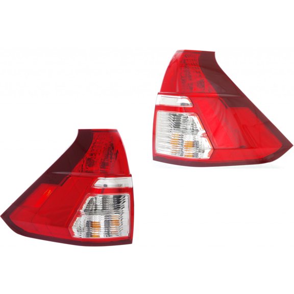 For Honda CR-V Tail Light 2015 2016 Driver and Passenger Side | Pair | Lower For HO2800186 | 33550-T1W-A01