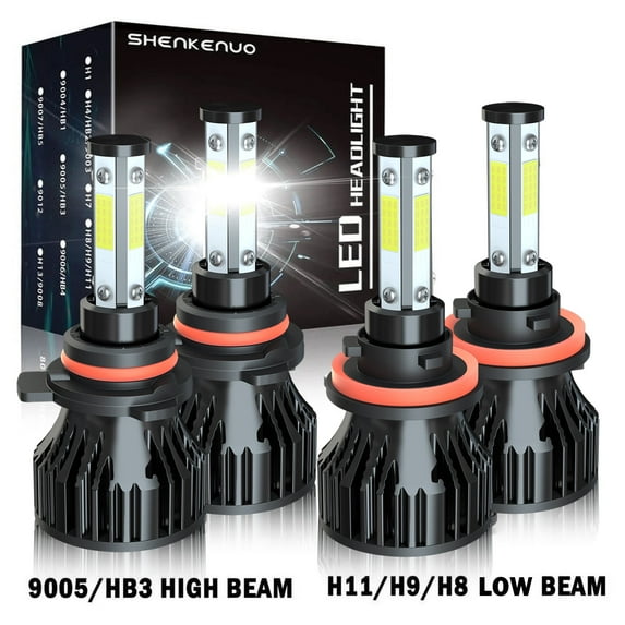 For Honda CR-Z 2011 2012 2013 2014 2015 2016 Led Headlight Bulbs 9005 H11 High&Low Beam 4pcs