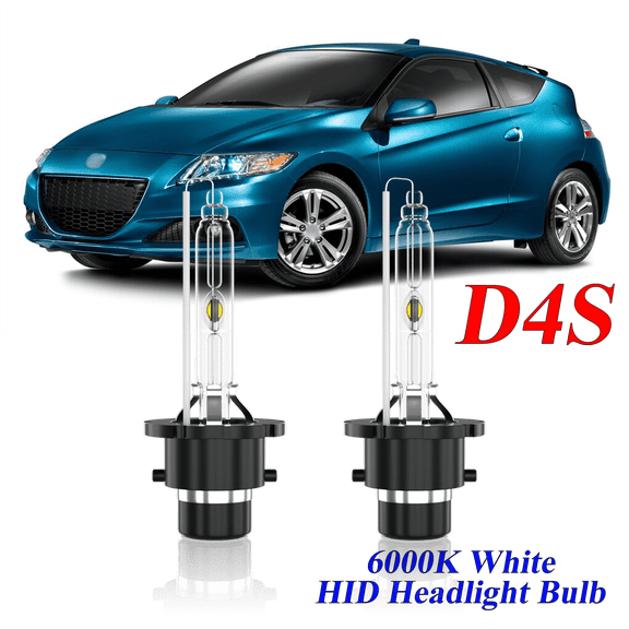 For Honda CR-Z 2011-2016 D4S HID Headlight High/Low Beam 6000K Crystal White Xenon Bulbs Set 2