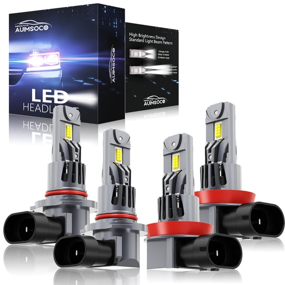 For Honda CR-Z 2011-2016 LED Headlight High&Low Beam Bulbs Combo 4x 9005 H11