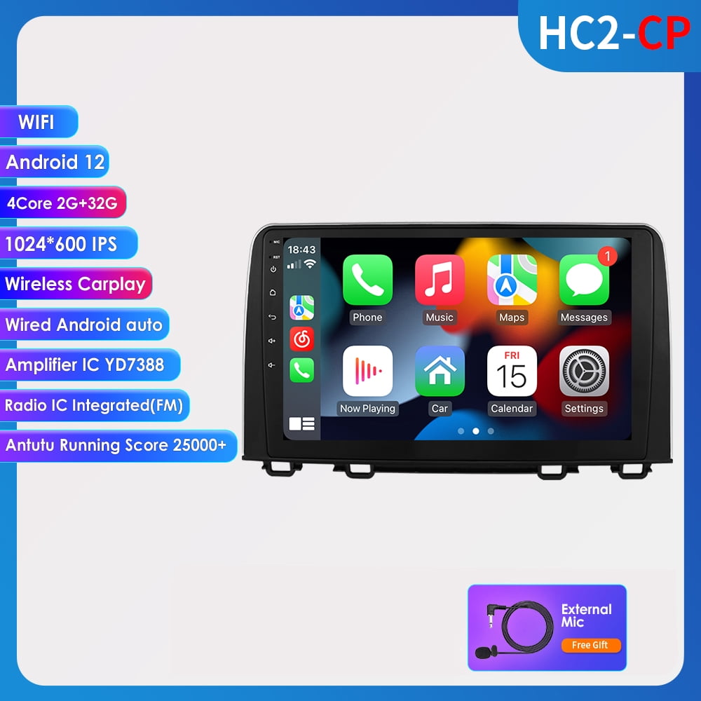 128 Go écran Carplay Android 10.0 Player pour Honda CRV 2017 2018 2019  voiture audio Auto radio de navigation GPS de la musique de l'unité de la  tête stéréo - Chine Voiture