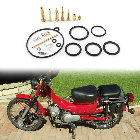 For Honda CT110 Trail 1980-1986 Carb Carburetor Rebuild Kit Repair Kit Set Motor