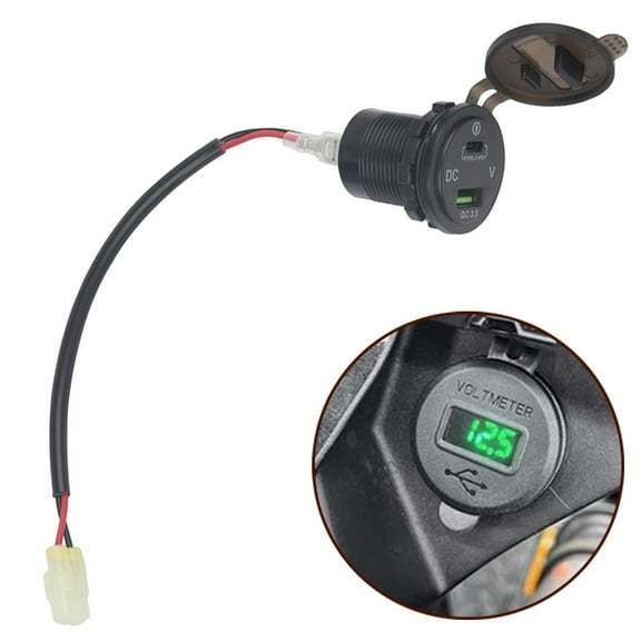 For Honda Cb500X Motorcycle Dual USB Charger Socket Adapter with Voltage Meter