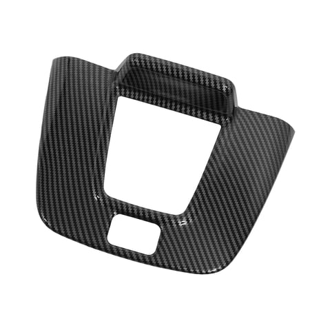 For Honda Civic 11th 2022 Back Trim Cover of Center Console Navigation Panel Media Touch Screen Carbon Fiber Pattern
