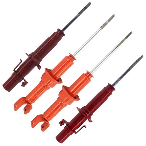For Honda Civic 1989-1991 New Set of 4 AGX Adjustable Shocks Struts - BuyAutoParts