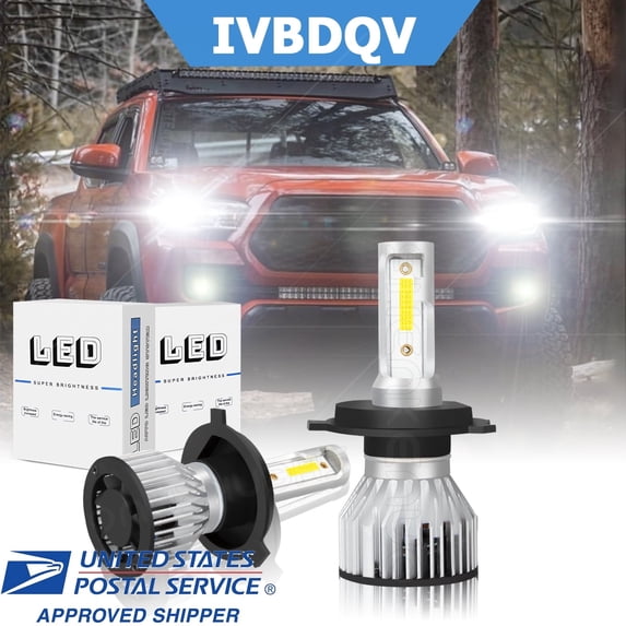 For Honda Civic 1992-2003 LED Headlight,H4 9003 High/Low Dual Beam LED Headlight Bulbs Kit,2pcs led bulbs