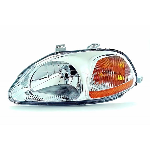 For Honda Civic 1996 1997 1998 Headlight Assembly Driver Side | Lens & Housing | Replacement For HO2502110 | 33151S01305-PFM