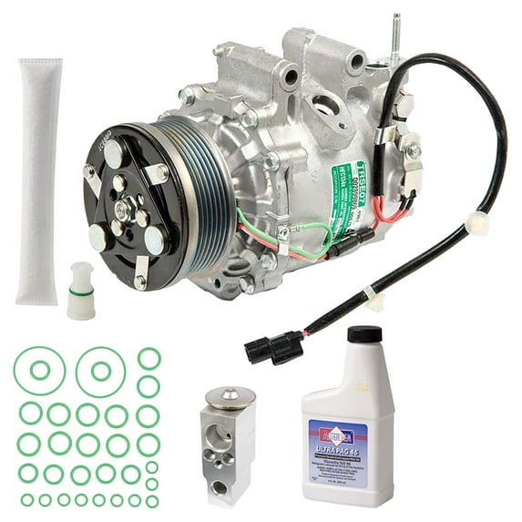 For Honda Civic 2006 -2011 OEM AC Compressor w/ A/C Repair Kit - BuyAutoParts