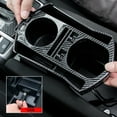 thumbnail image 1 of For Honda Civic 2016-2020 Interior Console Storage Box Trim W/ USB Carbon Fiber/, 1 of 7