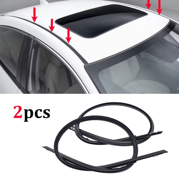For Honda Civic 2016-2021 Front Left Right Rubber Roof Molding Trim 74306-TBA-A00