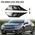 thumbnail image 1 of For Honda Civic 2016-2021 turn signal width light modified black with LED bulb, 1 of 8