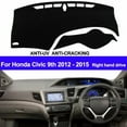 thumbnail image 1 of For Honda Civic 9th 2012 2013 2014 2015 Dash Mat Dashboard Cover Right Hand, 1 of 9