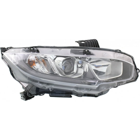 For Honda Civic Headlight 2016 2017 2018 Passenger Side CAPA Certified HO2503173 | 33100-TBA-A01