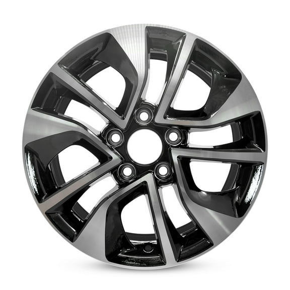 For Honda Civic OEM Design Wheel 16" 16x6.5 2013-2015 Machined Black Single Replacement Rim