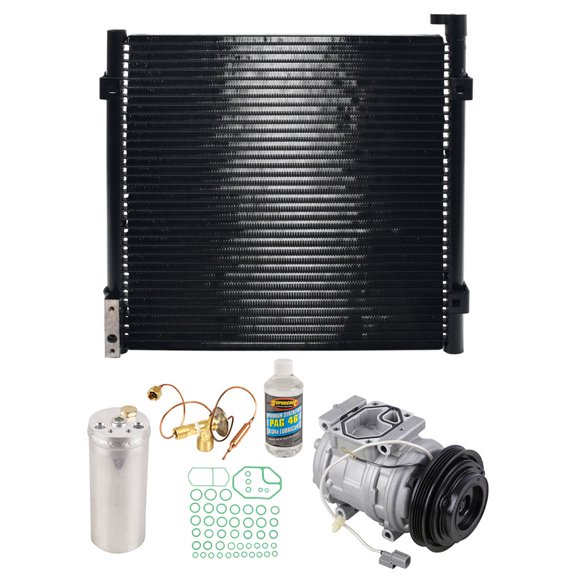 For Honda Civic Si EM1 1999 2000 A/C Kit w/ AC Compressor Condenser & Drier - BuyAutoParts