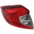 thumbnail image 1 of For Honda Civic Tail Light Assembly 2016 2017 2018 Driver Side LED w/ Bulbs CAPA Certified For HO2804110 | 33550-TBA-A01 (Vehicle Trim: Sedan), 1 of 4