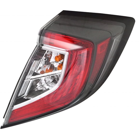 For Honda Civic Type R Tail Light 2017 2018 2019 Passenger Side LED HO2805116 | 33500-TGG-A01