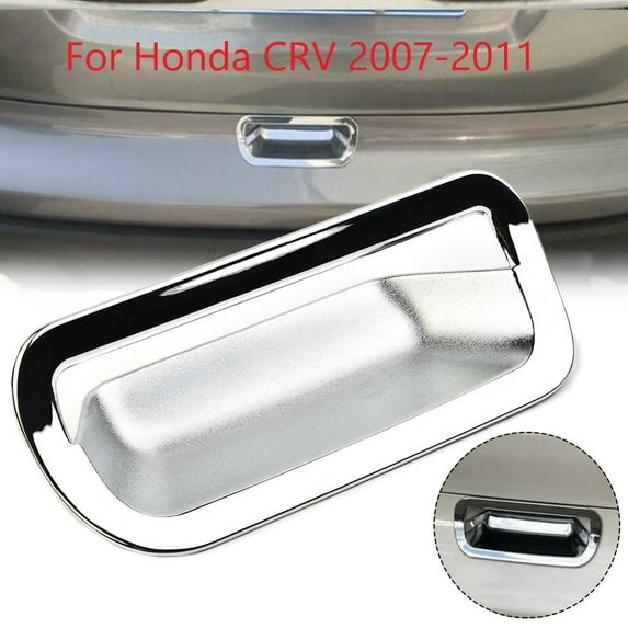 For Honda Crv 2007-2011 Chrome Rear Trunk Tail Gate Door Handle Bowl Cover Trim
